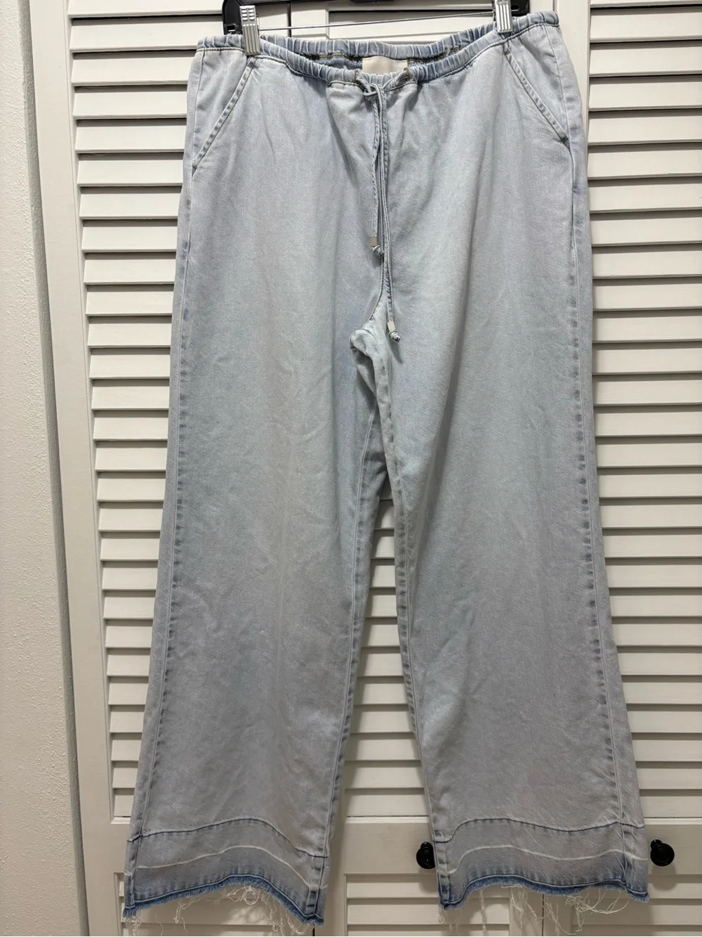 Habitual Light Blue Bootcut Drawstring Jeans